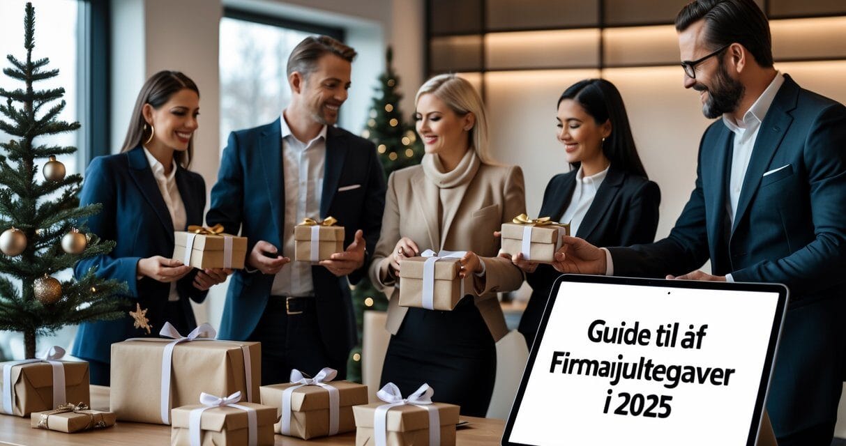 Guide til valg af firmajulegaver i 2025